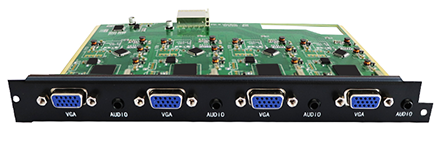 無縫4路VGA、音頻輸入/輸出卡